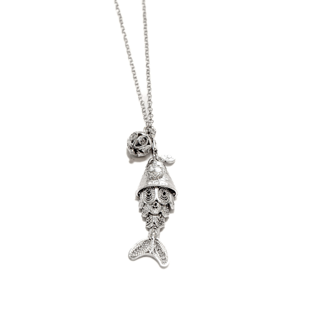 Ballerina Silver Pendant