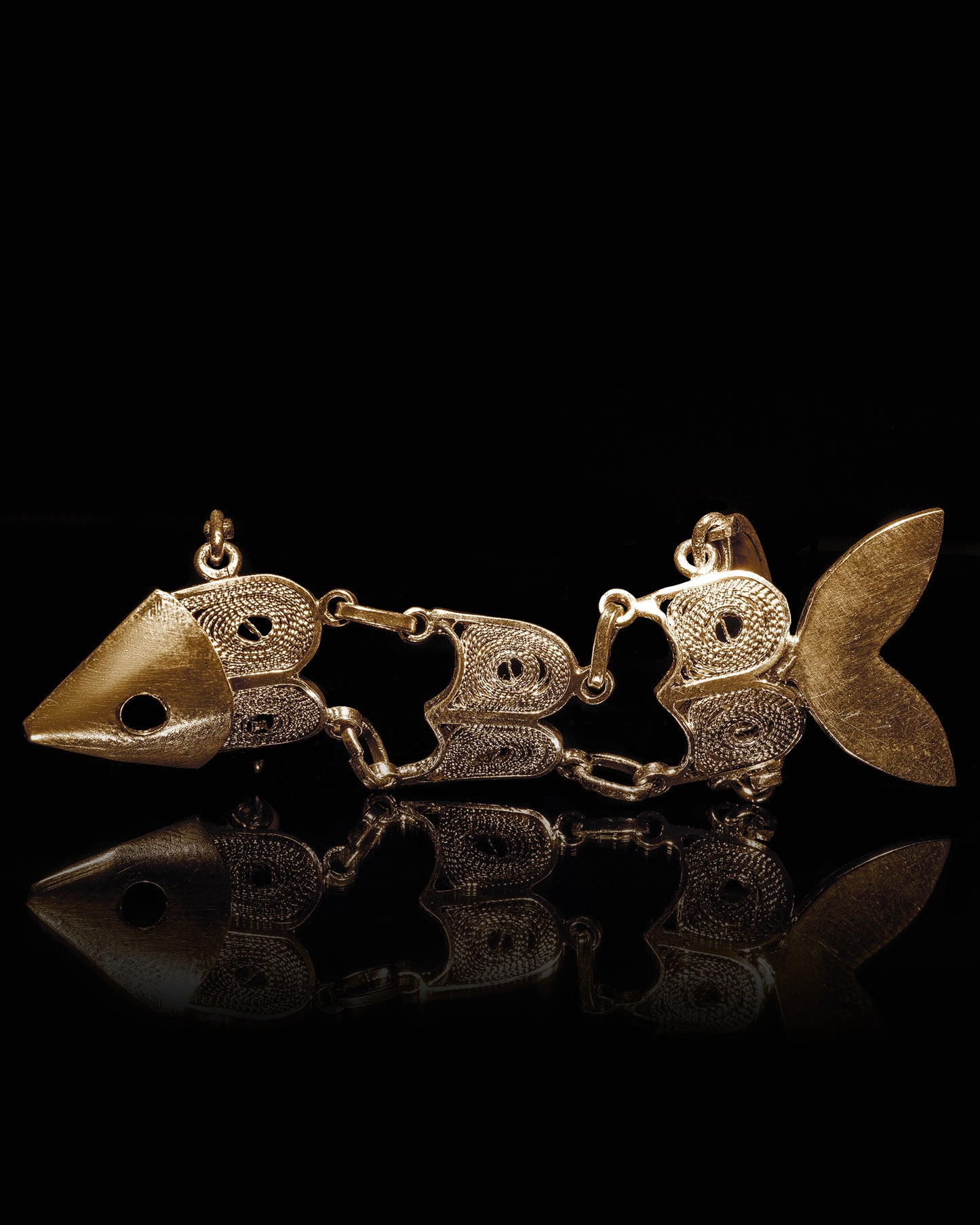 Gold Sardine Ring