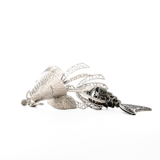Ballerina Silver Pendant