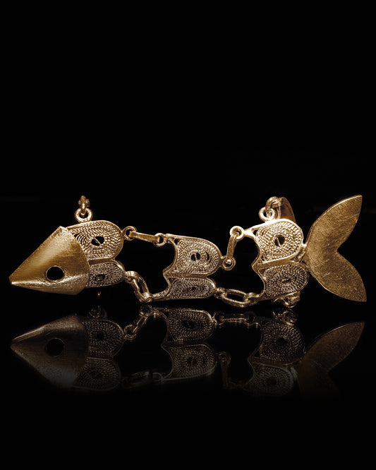 Gold Sardine Ring