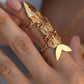 Gold Sardine Ring