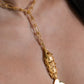 Gold Sardine Pendant