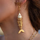 Gold Sardine Pendant