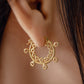 Gold Reliquias Hoops